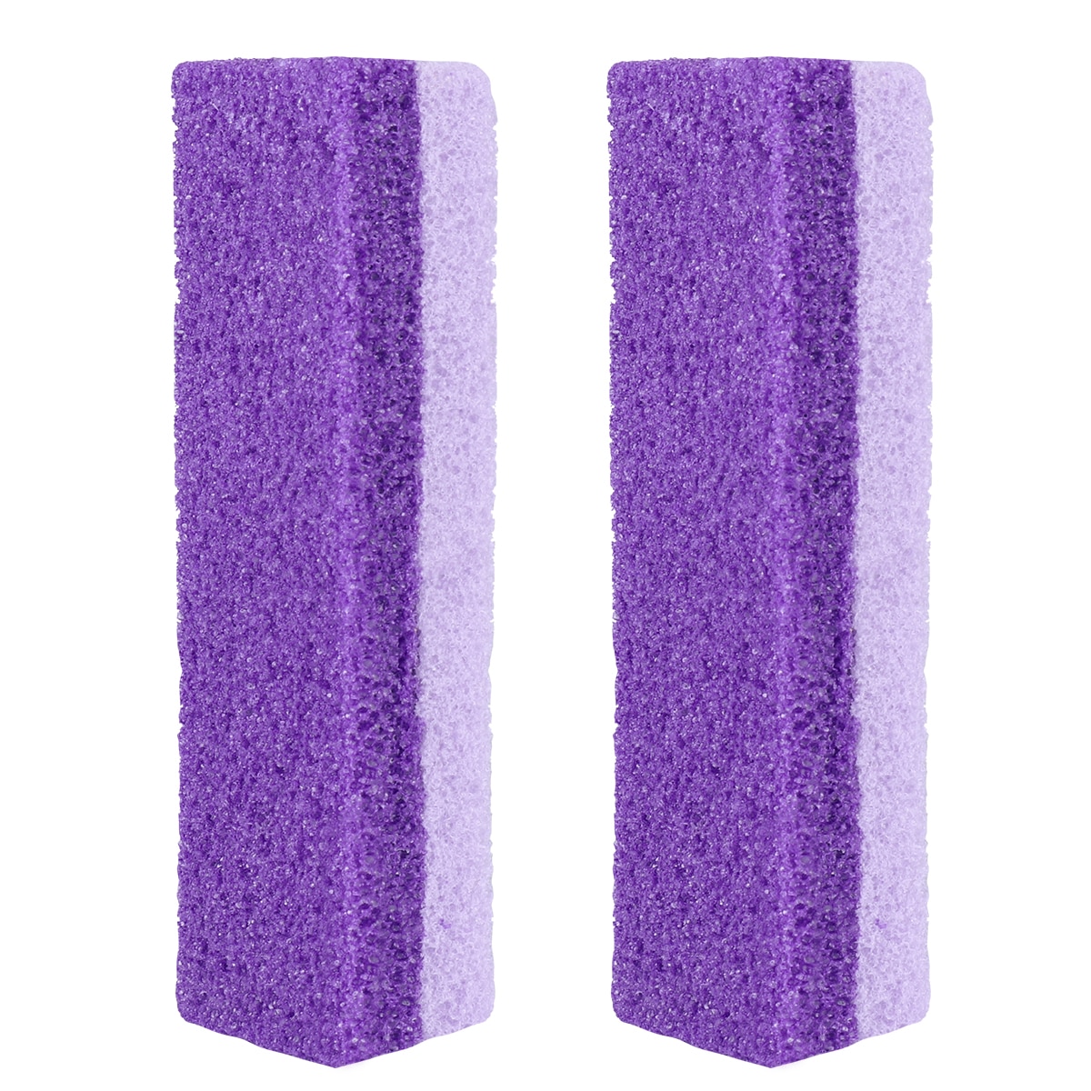 Healifty 2PCS Pumice Stones Rectangle Foot Pumice Stone Foot Care Callus Remove Stone Foot Scrubber Foot Pedicure Tool for Skin