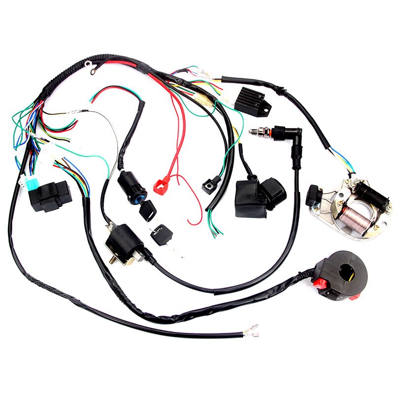 Motorfiets Atv Cdi Bobine Kabelboom Stator Assembly Bedrading Voor Atv Elektrische Quad 50CC 70CC 90CC 110CC 125CC