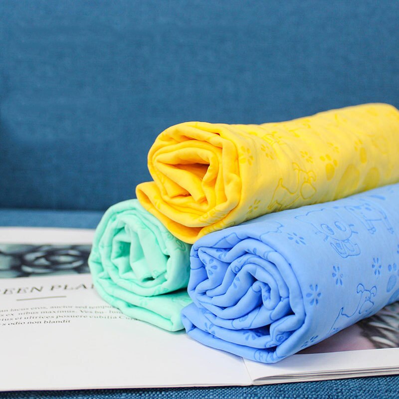 Pet Drying Towel - 66x43cm - Super Absorbent PVA Suede - Washable Dog & Cat Towel