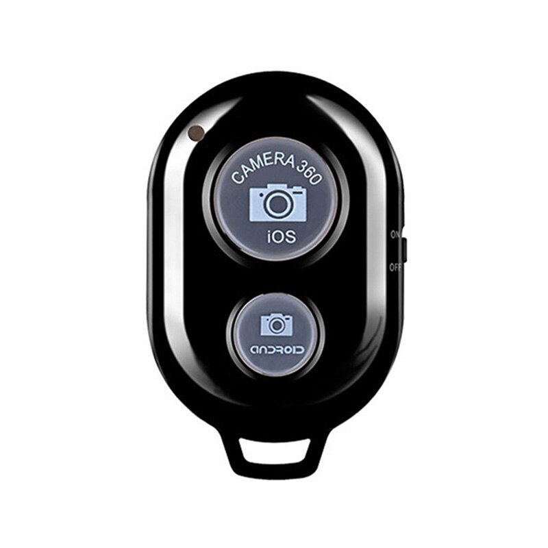 Téléphone portable Bluetooth télécommande sans fil monopode Selfie bâton obturateur retardateur obturateur à distance pour IOS Android: Default Title