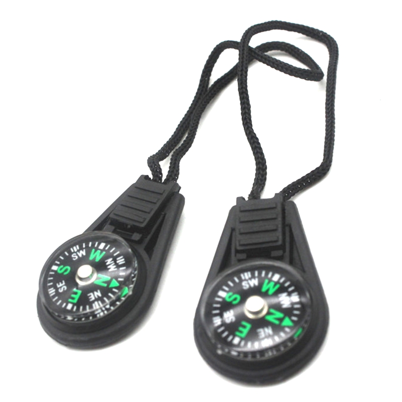 2pcs Outdoor Adventure Tools Camping Compass Geologic Fluorescent Compass for Explorer Outdoor Adventure Must Have Props