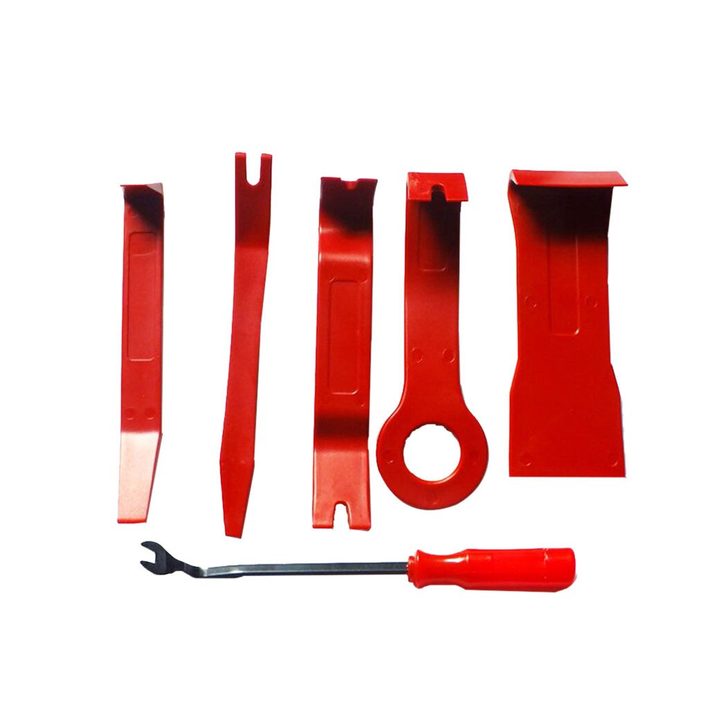 6Pcs Car Door Plastic Trim Panel Installation Removal Pry Tools Kit