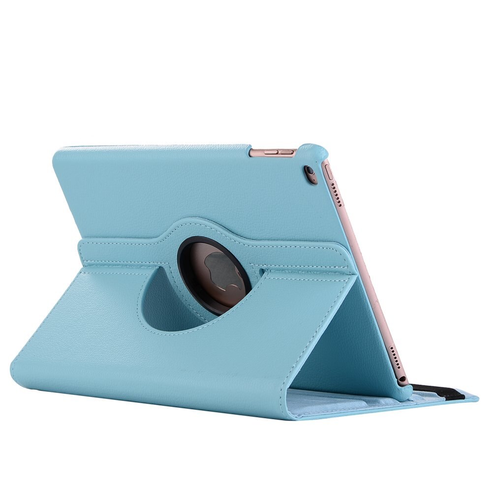 Voor ipad air 2 air 1 ipad 9.7 hoesje cover  a1822 a1823 a1893 a1954 5th 6th generatie hoesje 360 graden draaibaar funda: Hemelsblauw