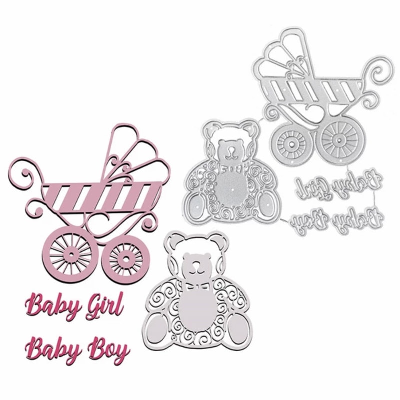 DiyArts Baby series Dies Metal Cutting Die Girl Diecuts for Making Cards Photo Album Craft Mom Stencil Templates Scrapbooking