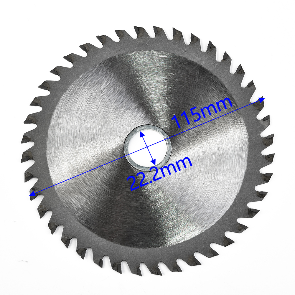 Duurzaam 115Mm 40 Tanden Cirkelzaagblad Voor Houtzagen, Hoge Prestaties En Levensduur, Geschikt Voor 4 Haakse Slijpmachines