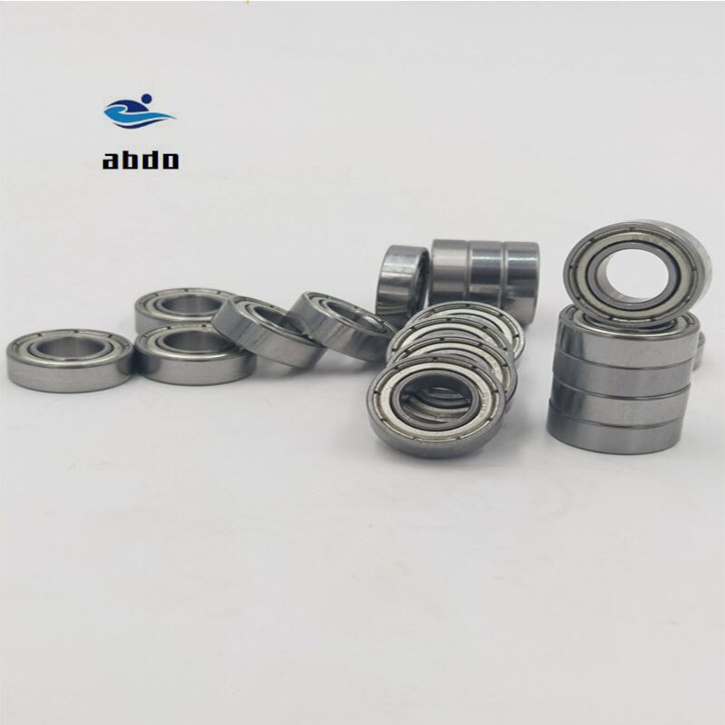 5 stk abec -5 mr117zz mr117z mr117 zz 7*11*3 mm rustfritt stål miniatyrtynnvegg dypsporkulelager
