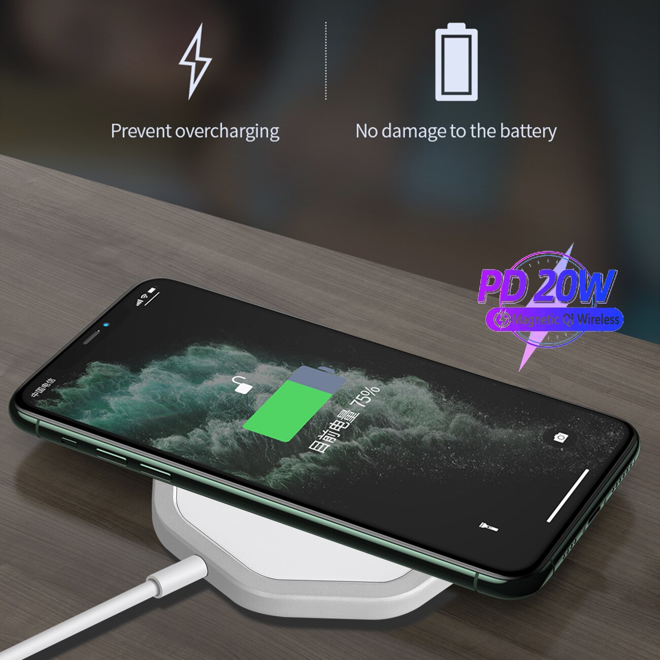 Bezprzewodowa ładowarka magnetyczna 20w do iphone&#39;a 12 seria magnetyczna ładowarka indukcyjna do iPhone 13 Pro Max bezprzewodowa ładowarka