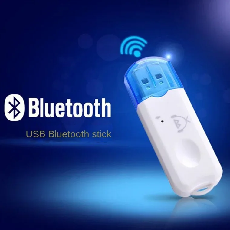 USB Bluetooth-compatibele stereomuziekontvanger Draadloze audio-adapter Muziekluidspreker Ontvangeradapter voor luidspreker voor telefoon Auto: Default Title