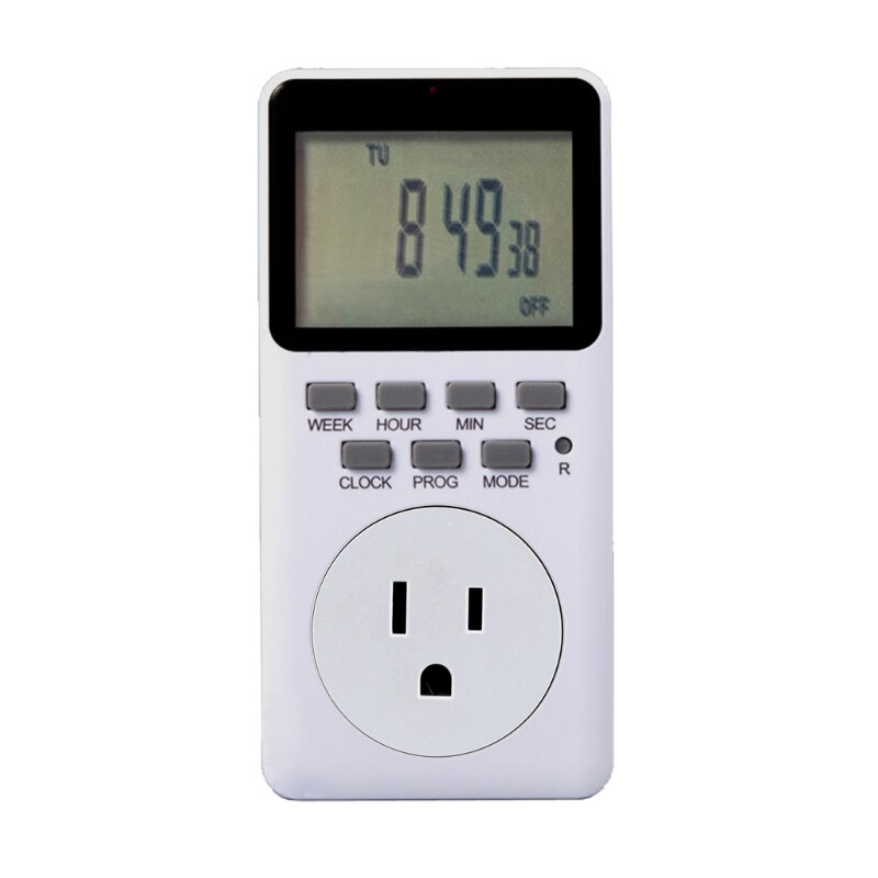 Outlet Timer, Digital Programmable Timer，Heavy Duty Smart Indoor Timer 23GB: US