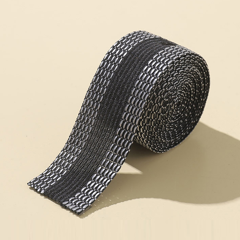 Zelfklevende tape voor broeken Benen Randverkorting Naaigereedschap Tape Plakken Zomen Opstrijkbare broeken Jeans Kleding Lengte Verkorten: XL / Black