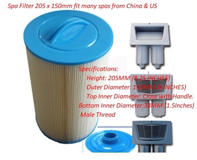 1 x filter pww 50 spabade filtre pww 50 6ch-940 superior spa, miami spas