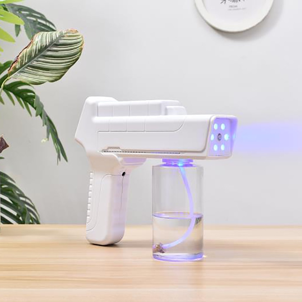Electric Sprayer Blue Light Portable Fogger Machine Hair Nanos Steam Spray Guns Hotel Home Disinfection With Battery
