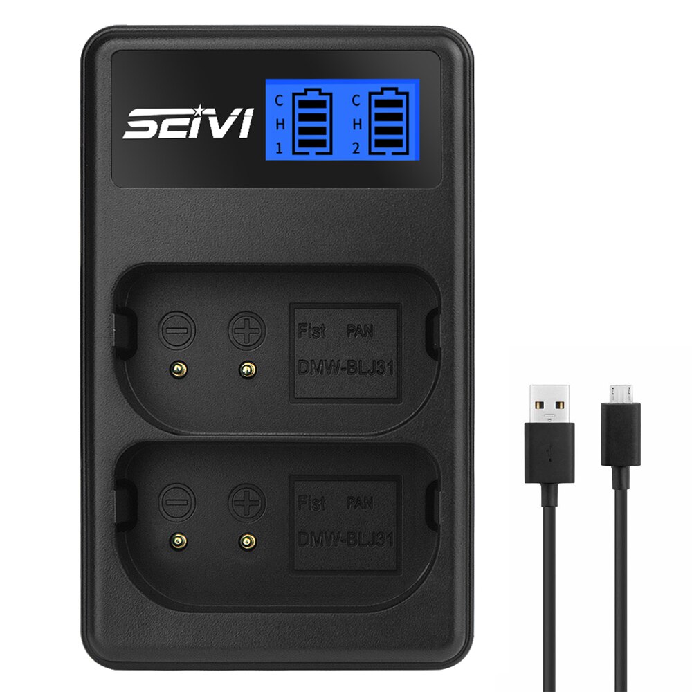 Dmw-blj 31 dmwblj 31 blj 31 usb batterijlader vervanging voor panasonic lumix  s1, s1r,s1h,  lumix s serie batterijen