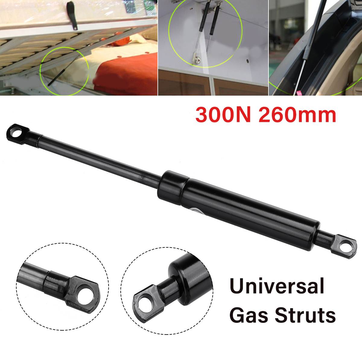 260mm 150N-900N Universal adjustable Shock Lift Strut Support Bar Gas Spring Lift Up Pneumatic Support: 300N