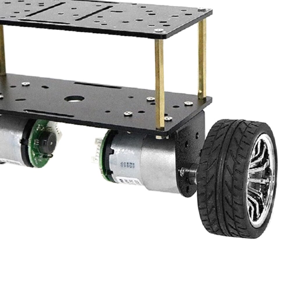 DC 12V Motor Double-deck 2-Wheeled Smart Robot Balancing Vehicle Chassis