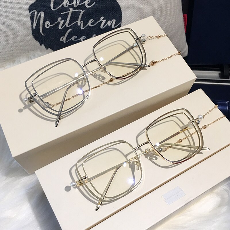 MS lunettes à la rétro pour femmes | Avec monture en verre, lunettes avec lunettes myopie, lunettes optiques super légères pour femmes, nouvelles lunettes