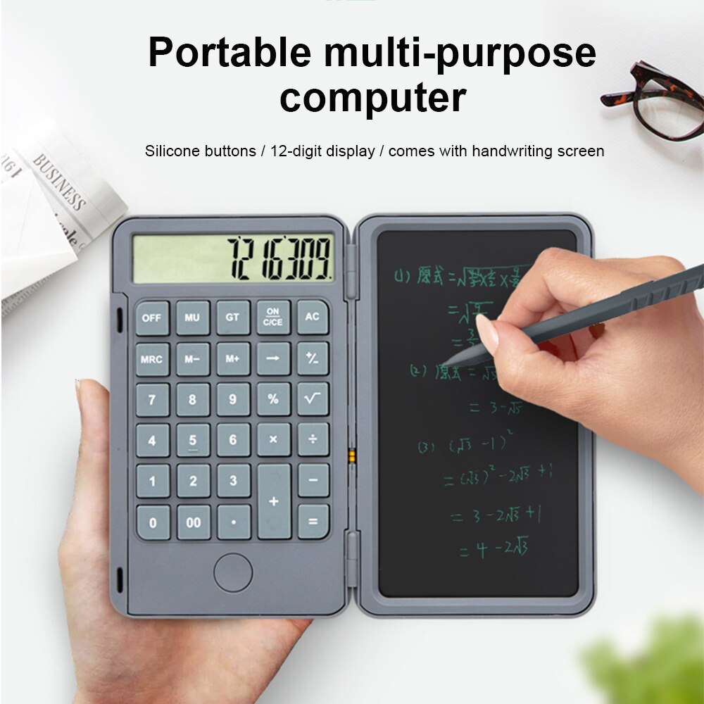6 Inch Rekenmachine Schrijven Tablet Draagbare Smart Lcd Grafische Smart Handschrift Pad Board Tekening Tablet Papierloze