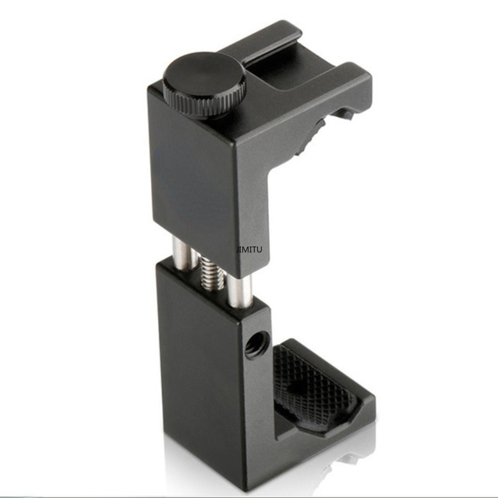Aluminiowy statyw do telefonu z mocowaniem na zimną stopkę, wspornik pionowy i poziomy, uniwersalny regulowany zacisk do iPhone'a 12 11 Pro