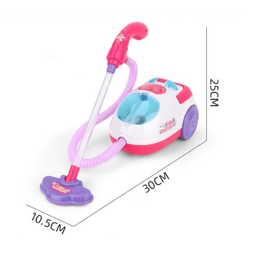 Mini simulation støvsuger værktøj husholdningslegetøj til børn interessant lade som legetøj med lampe lyd lege legetøj børn jul