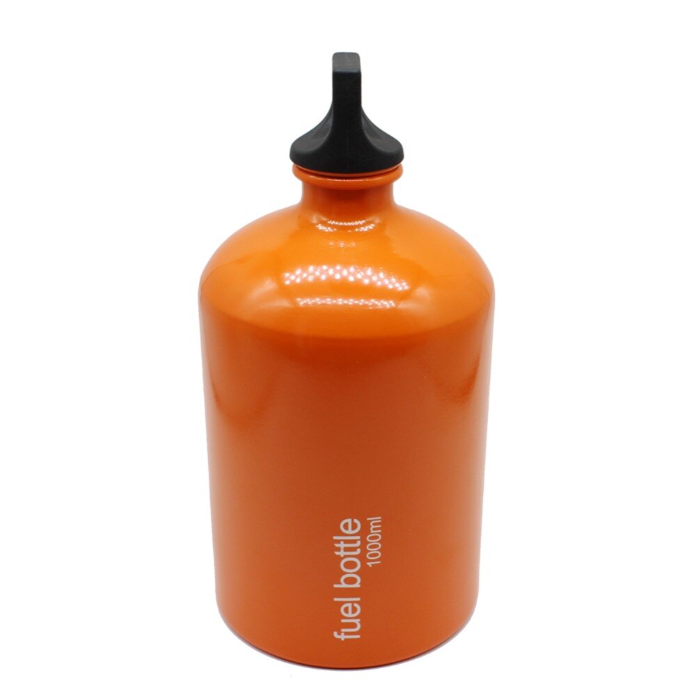 Portable Aluminum Fuel Bottle Leak Proof Alcohol Gasoline Diesel Kerosene for Outdoor Camping Stove Spare Oil-burning