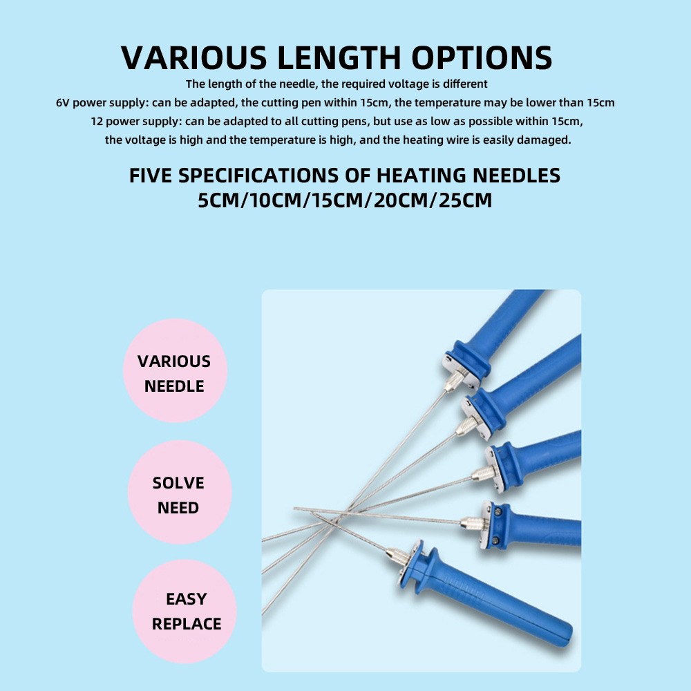 Foam Cutter Pen 5/10/15/20/25cm Electric Foam Polystyrene Cutting Machine Portable Styrofoam Cutter Cutting Bubble Tools 6-12V