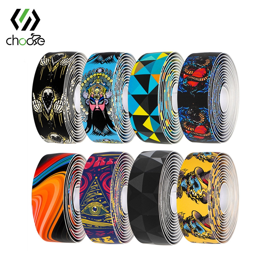 CHOOEE Bicycle Handlebar Tape Anti-Vibration Bike Tape Wrap Cycling Road Bike Handle Bar Tapes