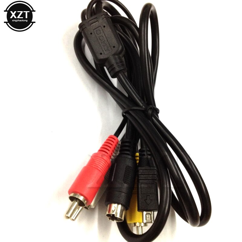 Av kabel 10- pin dvi dv stik  to 3 rca s-video til sony handycam videokamera digitalkamera vmc -15fs a/v kabel