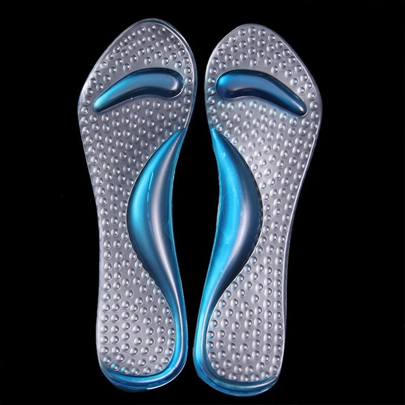 1Pair Women High Heel Arch Support Orthopedic Insoles Anti-slip Massaging Metatarsal Cushion Pad Shoes Accessories