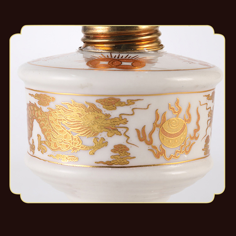 Kamerolielamp voor gebruik binnenshuis Home Decor W/Lont & Cover Vintage Hurricane Kerosinelamp Olielantaarn Hurricane Lamp