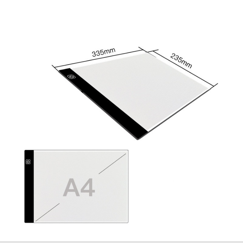 Ultrathin 23.5x33.5 A4 LED Light Tablet Pad Diamond Embroidery Tracing Painting Accessories Cross Stitch tool Drawing Board Pad