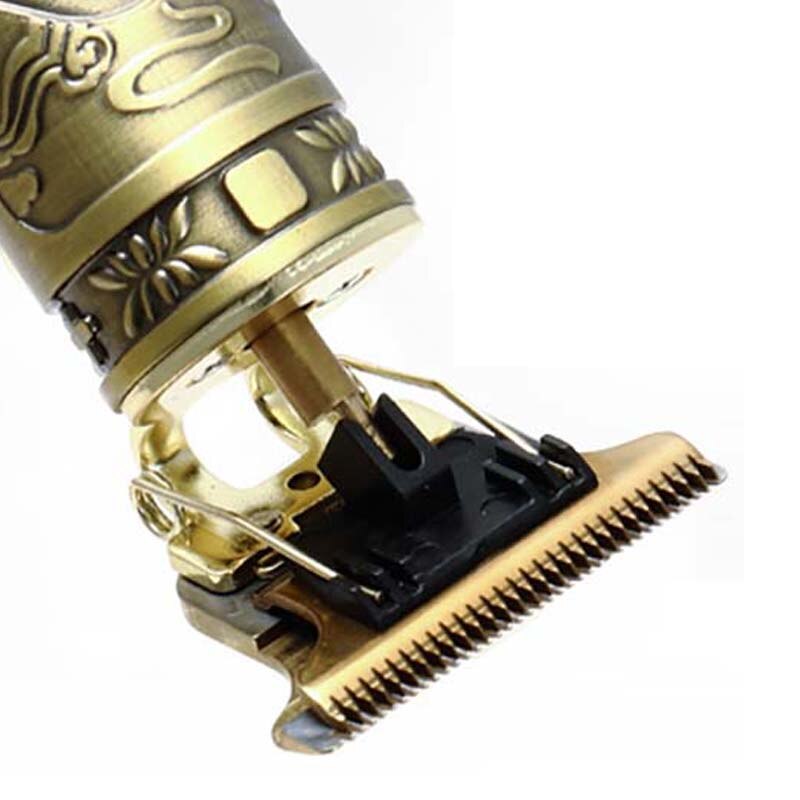 Usb aparador de cabelo barbeiro corte de cabelo recarregável máquina de cortar cabelo sem fio homens máquina de corte de cabelo aparador de barba 1.5-4mm navalha barbeador