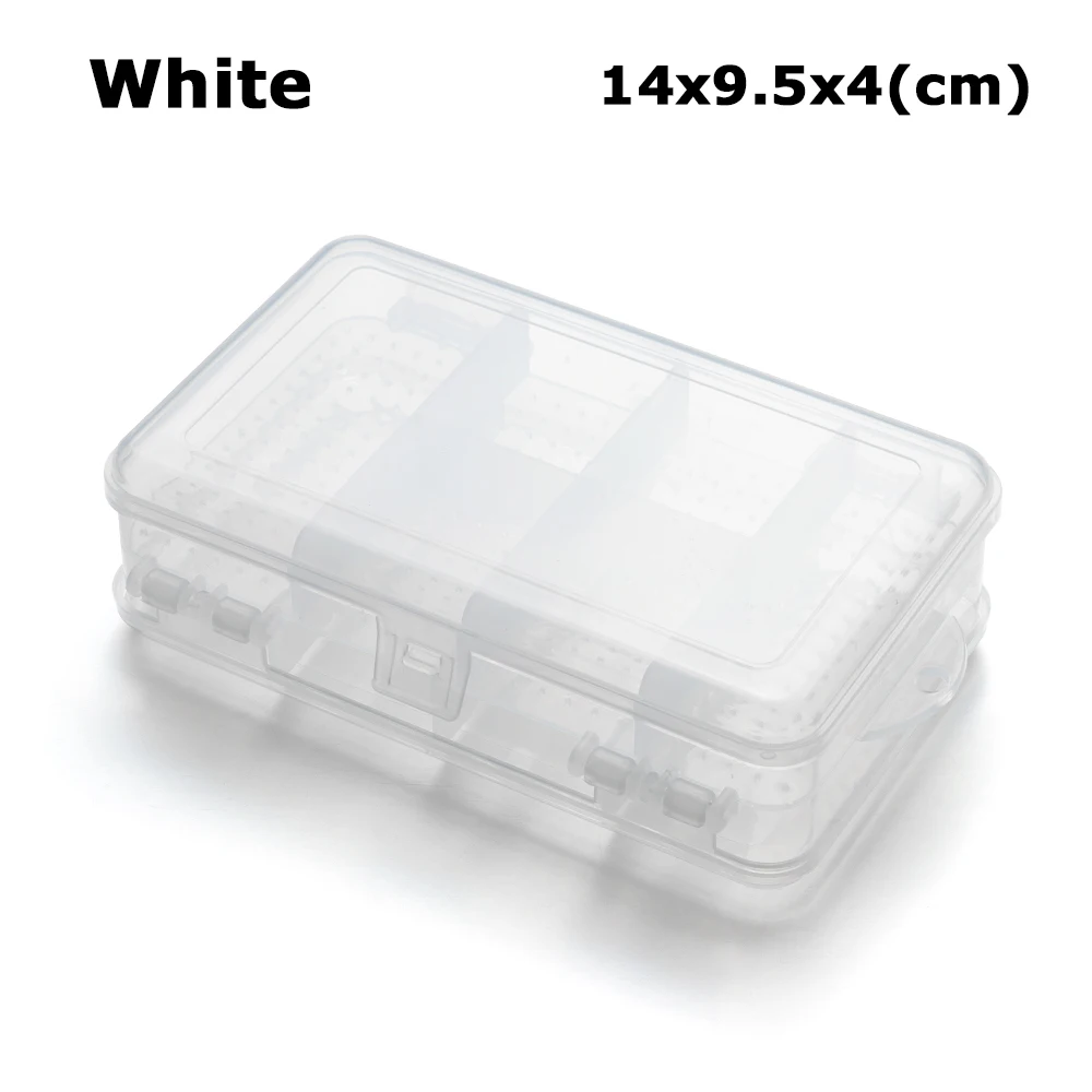 Plastic Transparante Opbergdoos Babyvoeding Holding Case Sieraden Kralen Container Box Vissen Tools Thuis Dagelijks Accessoires: Khaki