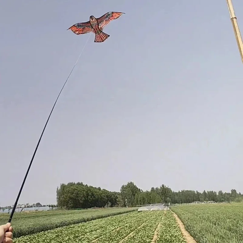 Emulatie Vliegende Havik Vlieger Vogel Scarer Rijden Vogel Vlieger Vogelvogel Afstotend Voor Tuin Vogelverschrikker Werf Vlieger Scaring Apparaat