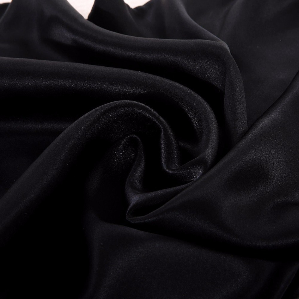 Ylellinen silkkinen tyynyliina vetoketjulla (silkkinen satiinityynyliina hiuksille)