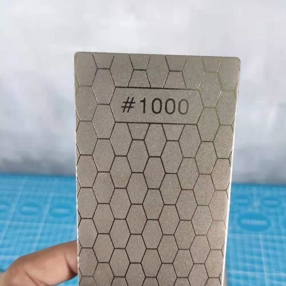 Diamond Knife Sharpening Stone Whetstone Sharpening Stone Knife Sharpener Kitchen Diamond Grinding Bars Set: grey