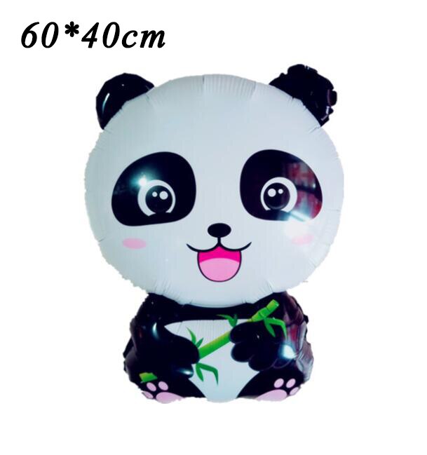 10 pièces/ensemble Panda thème fête papier bannières drapeau bébé douche enfants joyeux anniversaire fête décor papier fanion vaisselle jetable: balloon X 1pcs