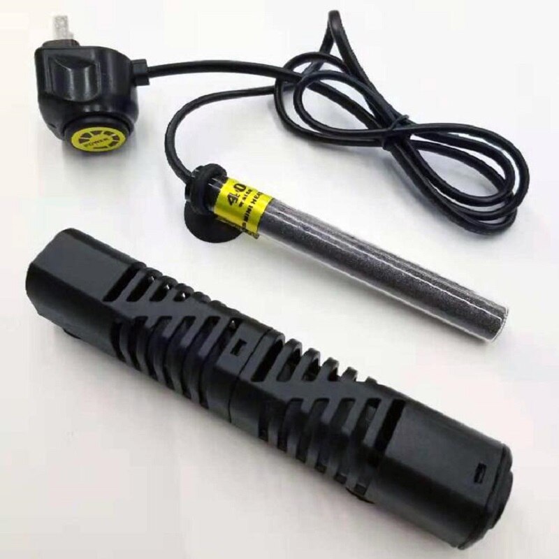 Calentador ajustable de 10-100w para acuario, accesorios para pecera, varilla de calefacción, longitud de 10cm