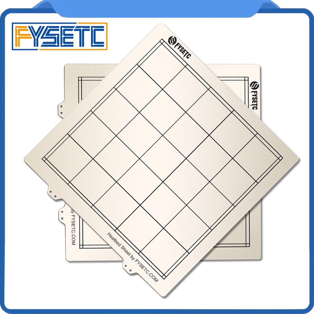 YUYUEMI PEI Bouwplaat voor Creality Hi Printing Verwarmde Bed Staalplaat 265 × 265 mm Dubbelzijdig PET/PEO/PEY/PEI vel voor Creality Hi 3D-printer (PEI PEY