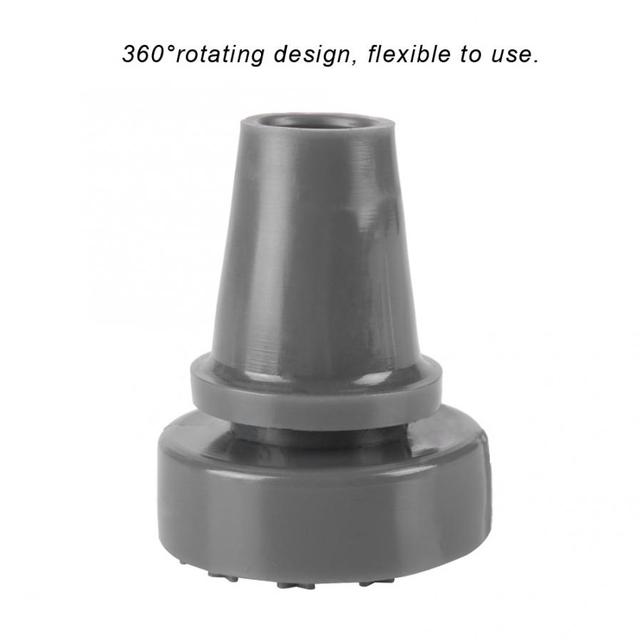 1 sztuk obrotowe gumowe kulki Podkładka czapka laski trzciny dolne klocki pokrywa trekking na świeżym powietrzu wycieczka ochraniacz czapka dotyczy większości laski