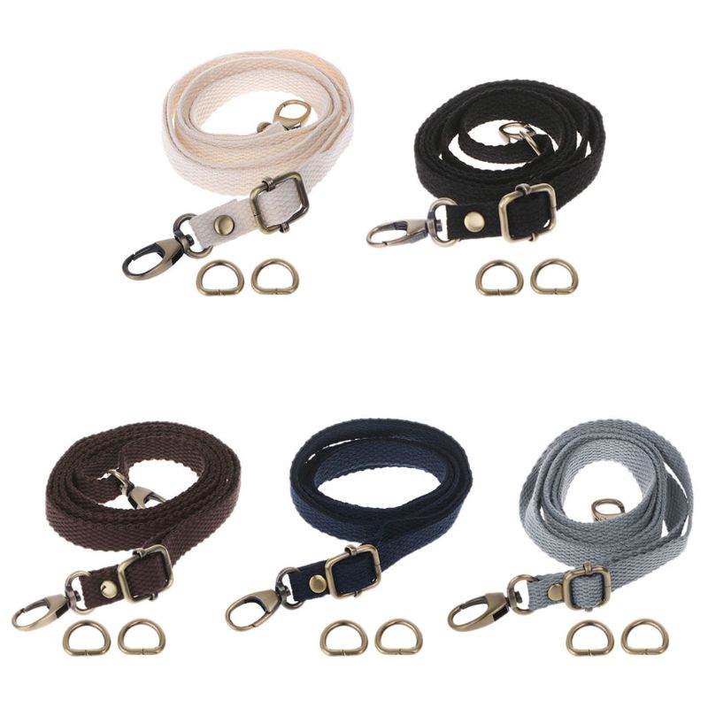 448B Verstelbare Canvas Reizen Schouderriem Tas Handvat Crossbody Handtas Vervanging