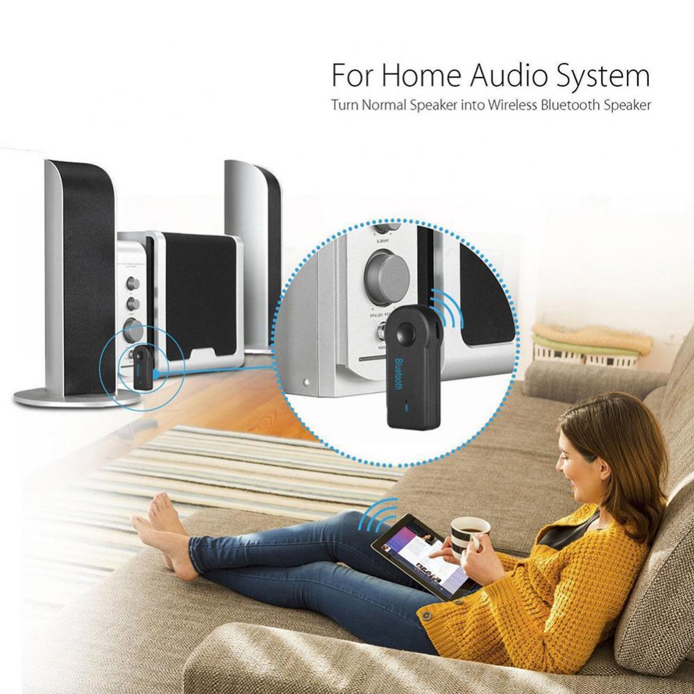 AUX Wireless Bluetooth Speaker Receiver Transmitter Audio Adapter for Home Car