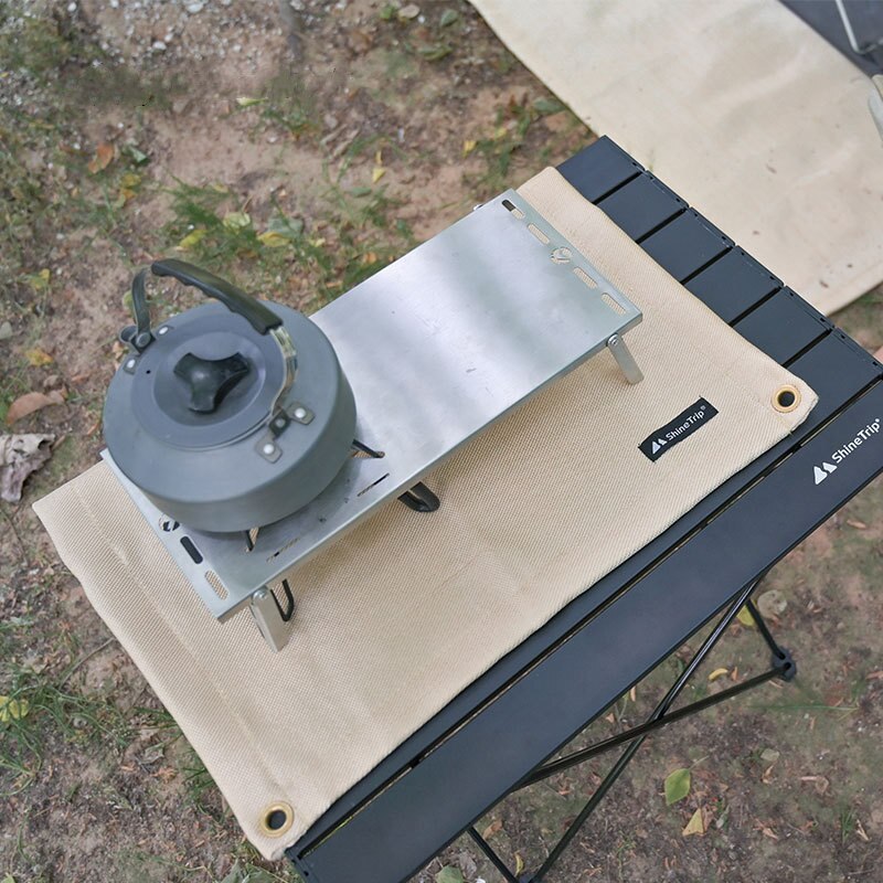 Outdoor Brandwerende Doek Vlam Mat Brandvertragende Heatproof Deken Glas Gecoat Warmte Isolatie Pad Camping Picknick Barbecue Wandelen