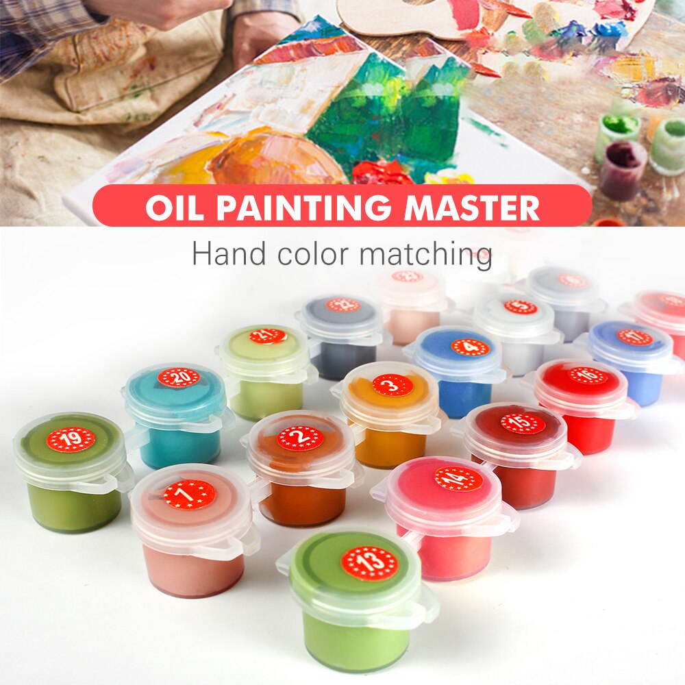 HUACAN Painting By Number Winter Scenery Kits Drawing Canvas HandPainted Home Decor DIY Oil Pictures By Numbers Landscape