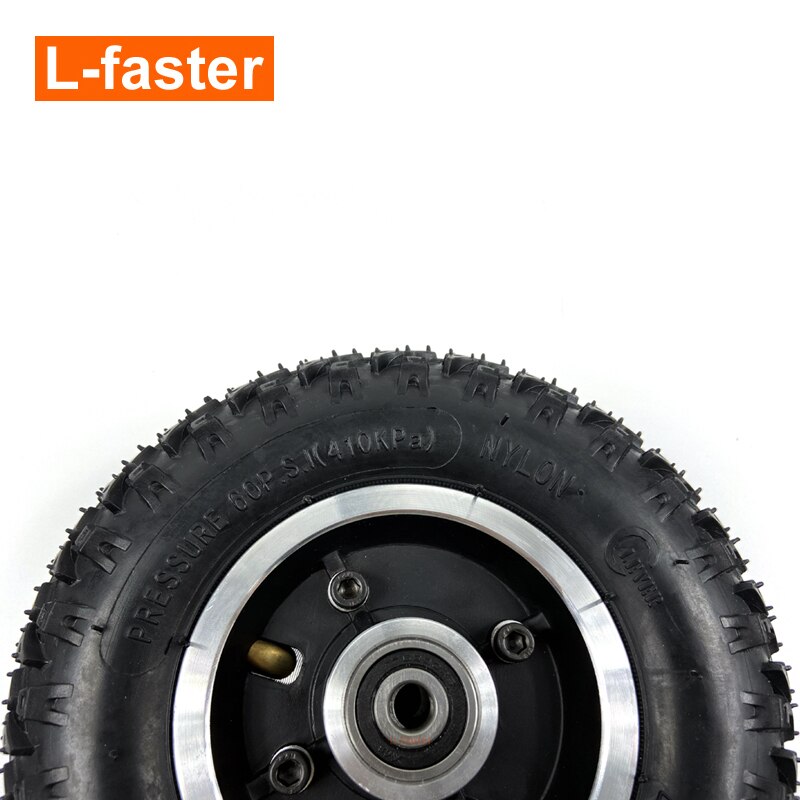 8 Inch Wheel Use 200x50 Inflated Off Road Tire With 5M Pulley 72 Teeth For Belt Drive Mountain Skateboard