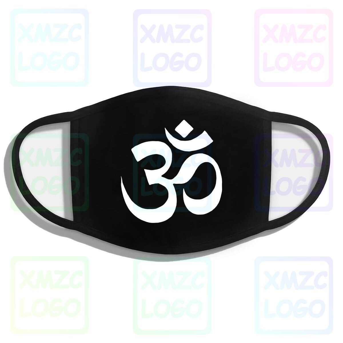 Bandana Om Aum Yoga Sanskrit Symbol Hindu Buddha S 5Xl Headband scarf Bandana Neck Warmer Women Men: zxcvv1202-Mask