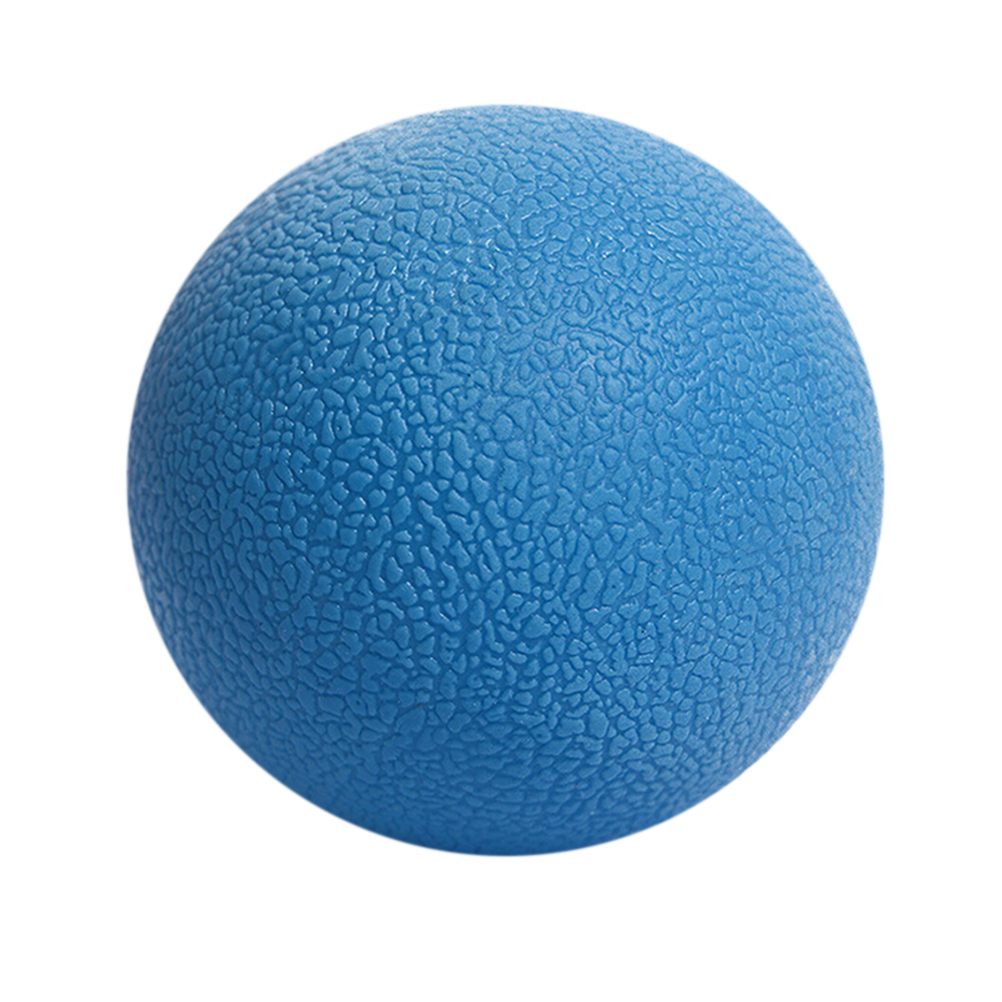 1 stk 6 farver lacrosse massagebold til myofascial frigivelse fitnessterapi gym slappe af træning hockeybold til yoga: Blå