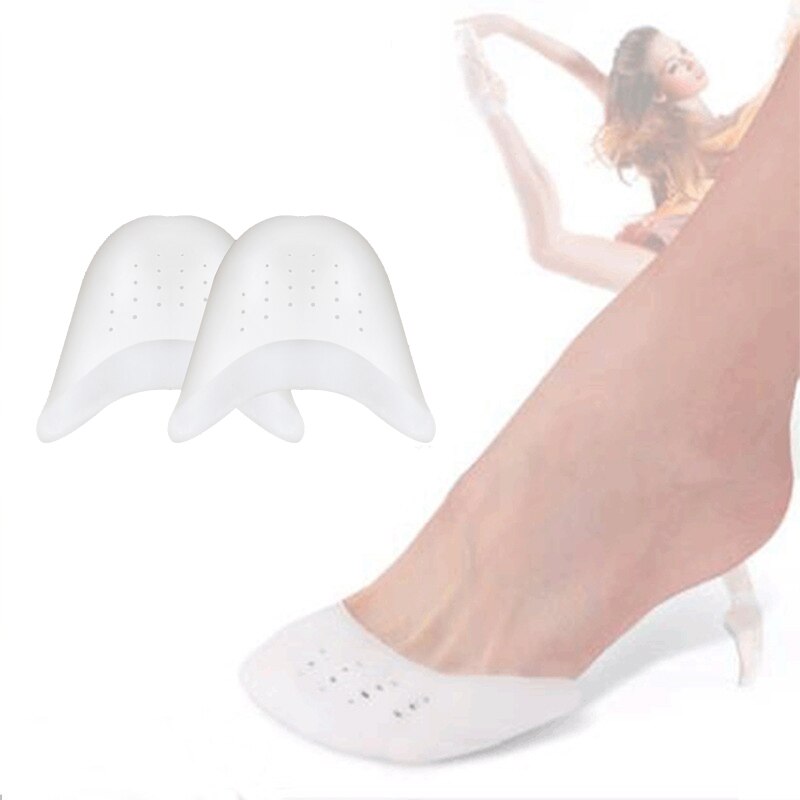 Soletta in gel di silicone avampiede solette per scarpe tacco contralto soletta ortopedica morbida protezione antiscivolo per i piedi cuscini per i piedi sollievo dal dolore: Rosso