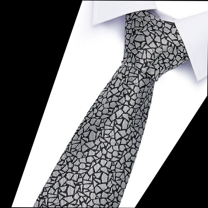 6cm Krawatten Für Männer 100% Seide Hochzeit Zubehör Schlanke Modische Krawatten Mann Party Geschäft Formale viel: OAS-020