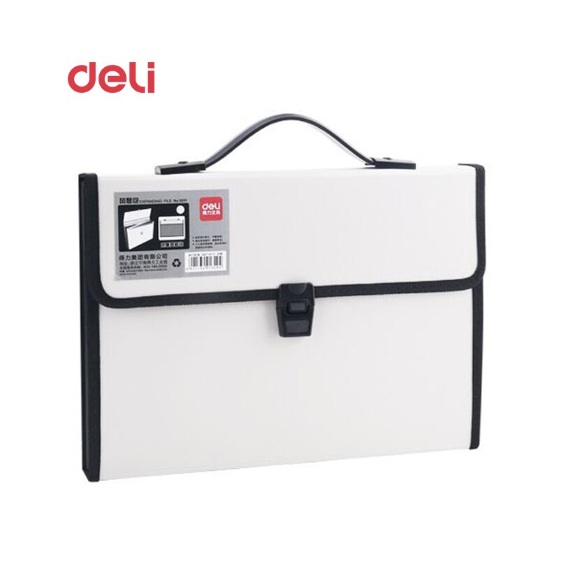 Deli waterproof A4 Paper File Folder for document Bags school supplies stationery Office expanding wallet business bag