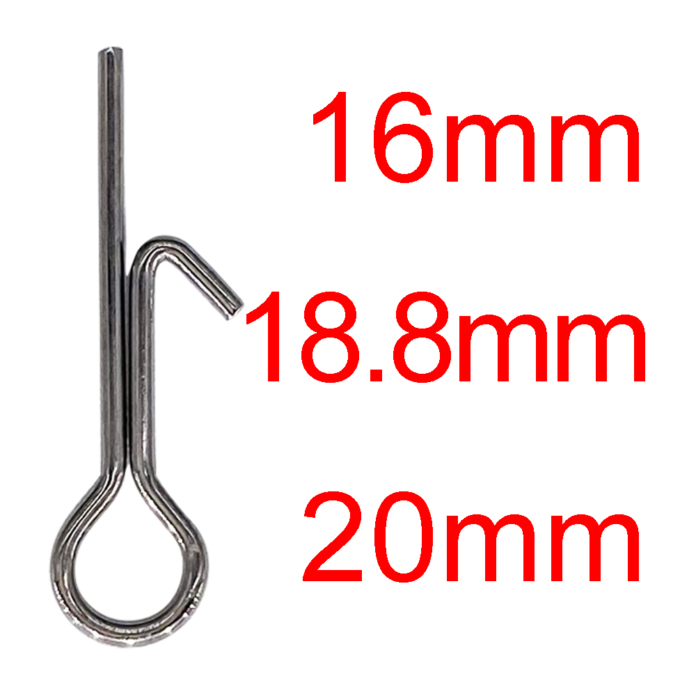50 Uds. De cebo de pesca Stinger Spike, gancho, alfileres de conexión, aguja de bloqueo fijo, herramientas de accesorios de pesca con señuelo suave